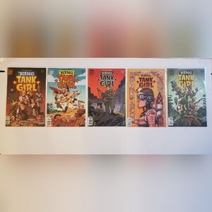KING TANK GIRL #1 - 5 Comic Books FULL SERIES Albatross 2020 NM Alan Martin